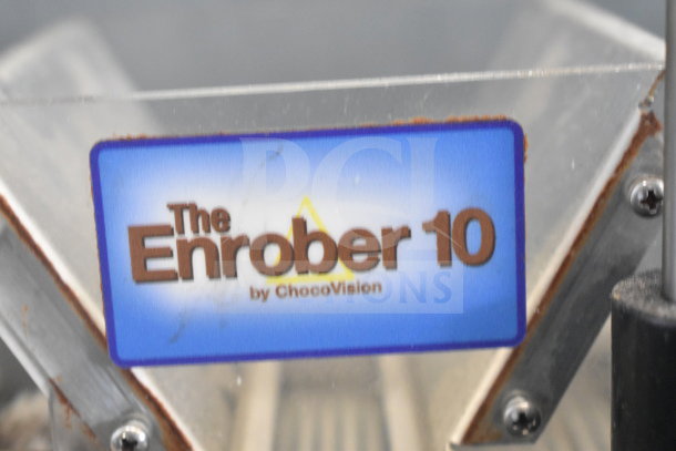 Chocovision Enrober 10 for Revolation Delta Chocolate Temperer, features visible logo, used condition.