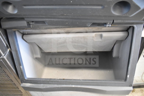 Scotsman Prodigy C0530SA-1B ice machine head on commercial ice bin, 115 volts, 1 phase, in good condition.