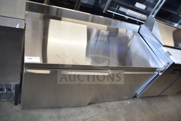 Brand new Avantco 178SSWT60FHC 2-door work top freezer, commercial, scratch and dent, 115 volts, 1 phase, stainless steel.