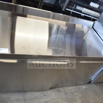 Brand new Avantco 178SSWT60FHC 2-door work top freezer, commercial, scratch and dent, 115 volts, 1 phase, stainless steel.