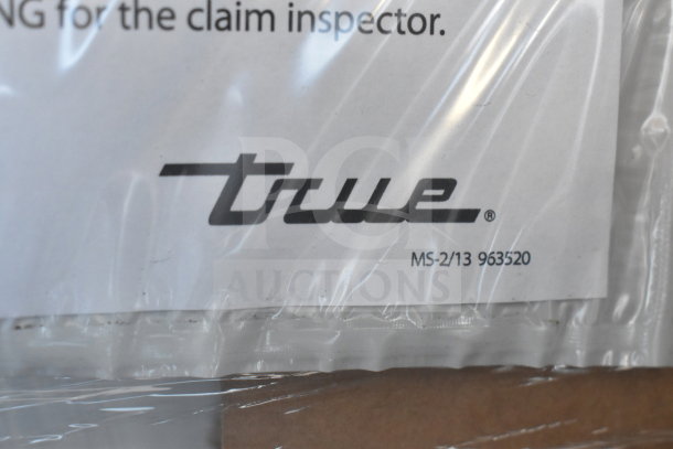 Brand new 2026 True TSCI-600R-G-PH single door cooler, scratch and dent, 115V, 1 Phase, logo and model number visible.