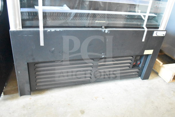 Brand new Avantco 193VAC46B 45.5" black refrigerated air curtain merchandiser with scratches. 115V, 1 Phase.