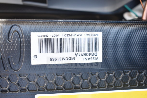 Four mini coolers, including Black & Decker and Vissani, 120V, 1 phase. Image shows Vissani model label with barcode.
