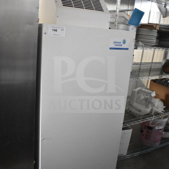 Johnson Controls Isoclean CM commercial air filter, 120 volts, 1 phase, in excellent condition, with visible brand label.
