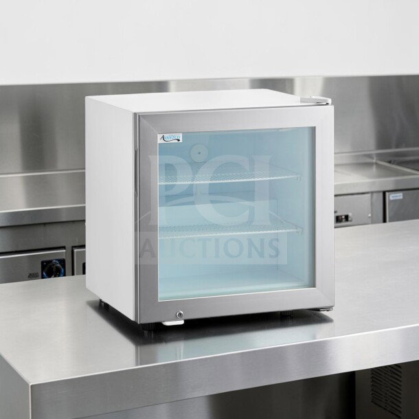 Avantco 360CFM2 2 Cu. Ft. countertop display freezer with glass door, excellent condition, ETL certified, fully tested.