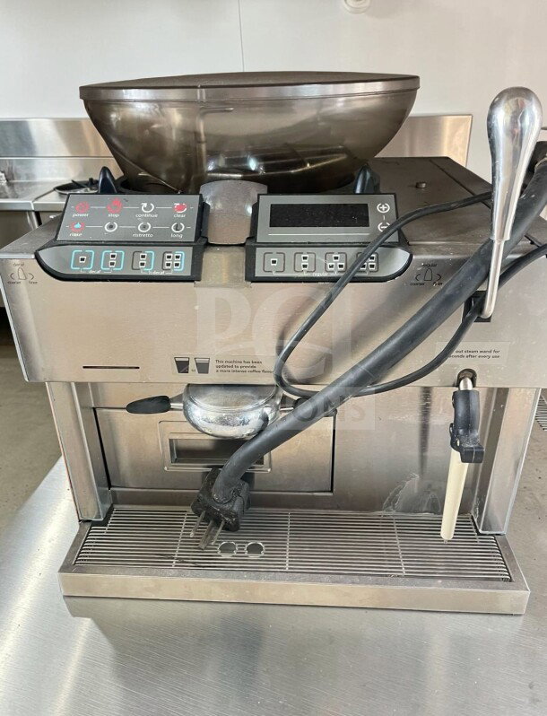 Thermoplan Mastrena CS2 commercial espresso machine, stainless steel, tested and operational, UL/NSF listed, 208V.
