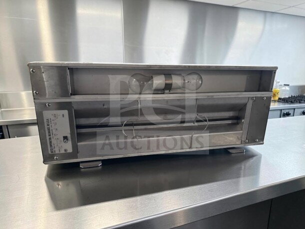 Hatco GRAHL-24 Glo-Ray Food Warmer, 24", infrared, toggle controls, 120V, 620W, tested, UL/NSF listed, first-class condition.