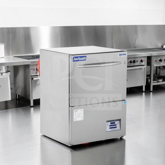 Brand new Jackson DishStar HT-E high temp undercounter dishwasher, stainless steel, ETL/NSF listed, energy efficient.
