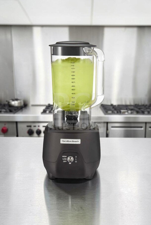 Optimal condition Hamilton Beach Commercial HBB908R 44 oz bar blender, 1 HP, 120V, ETL/NSF listed, fully tested.