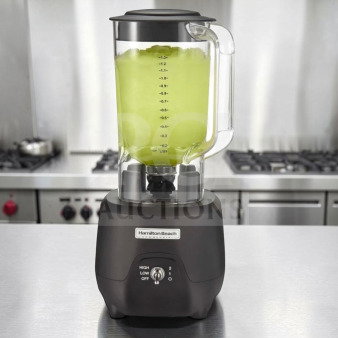 Optimal condition Hamilton Beach Commercial HBB908R 44 oz bar blender, 1 HP, 120V, ETL/NSF listed, fully tested.