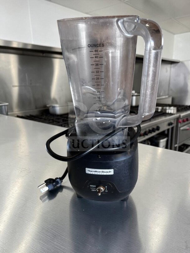 Hamilton Beach Commercial HBB908R 44 oz bar blender; 1 HP, 120V, ETL/NSF listed, optimal condition, fully tested.