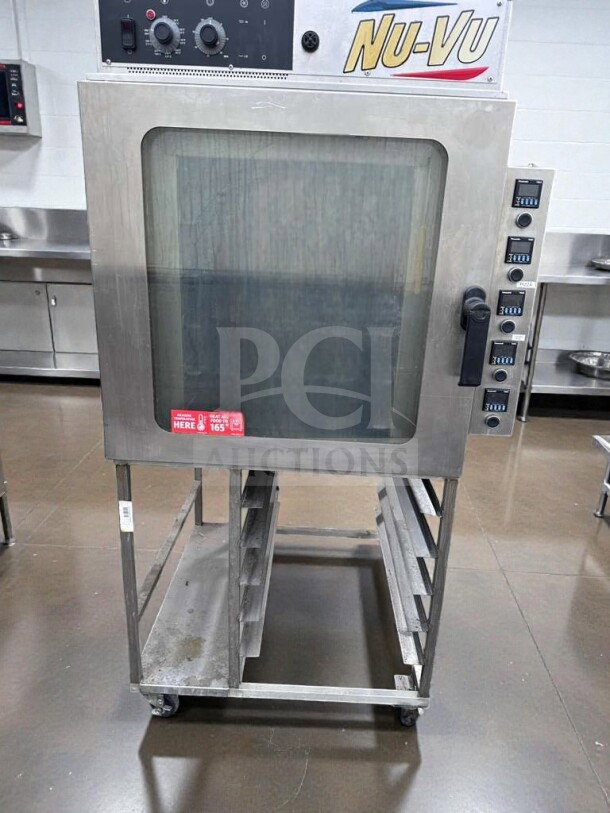 Nu-Vu RM-5T rethermalization oven, stainless steel, 208V, 3 phase, ETL & NSF listed, premium condition, fully tested.