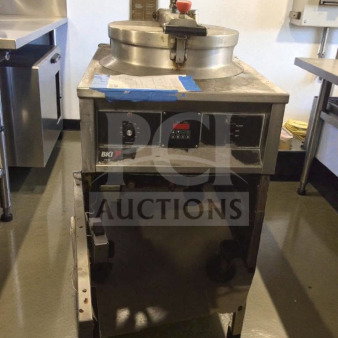 BKI Commercial Pressure Fryer, floor model, stainless steel, fully tested, premium condition, model BKI-L-PFR-0278.