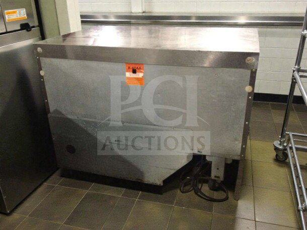 Delfield UCD4448N refrigerated drawer unit in exceptional condition, tested and working, 115V, single phase, with visible R-404A label.