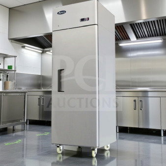 High-grade Atosa MBF8004GR commercial refrigerator, 28.7", 21.4 Cu. Ft., ENERGY STAR®, fully tested, ETL listed, excellent condition.