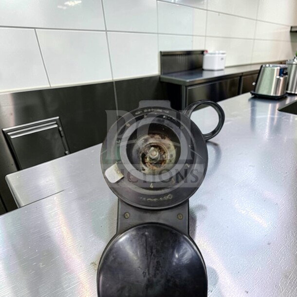 OBEL Mito ATR M64 coffee grinder, Italian burr, 120V, exceptional condition, fully tested, visible control panel markings.