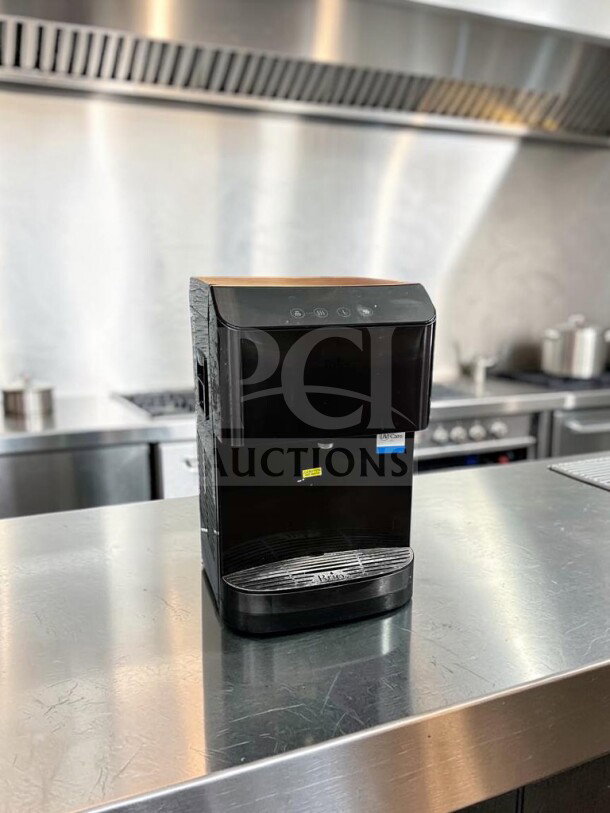 Brio Moderna CLCTPOU720UVF3B countertop water cooler in black stainless. Outstanding condition, tested, 3-stage filtration.