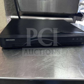 Hikvision DS-7216HQI-K2 16-Channel TurboHD DVR, elite condition, fully tested, black exterior, model label visible.