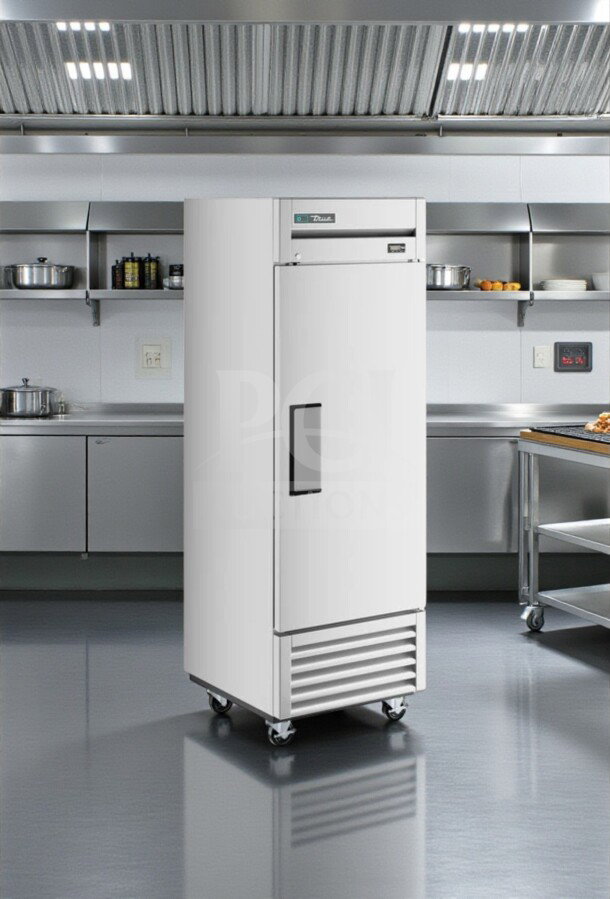 True T-23F commercial reach-in freezer, 27", 23 cu. ft., ENERGY STAR®, NSF/UL listed, elite condition, fully operational.