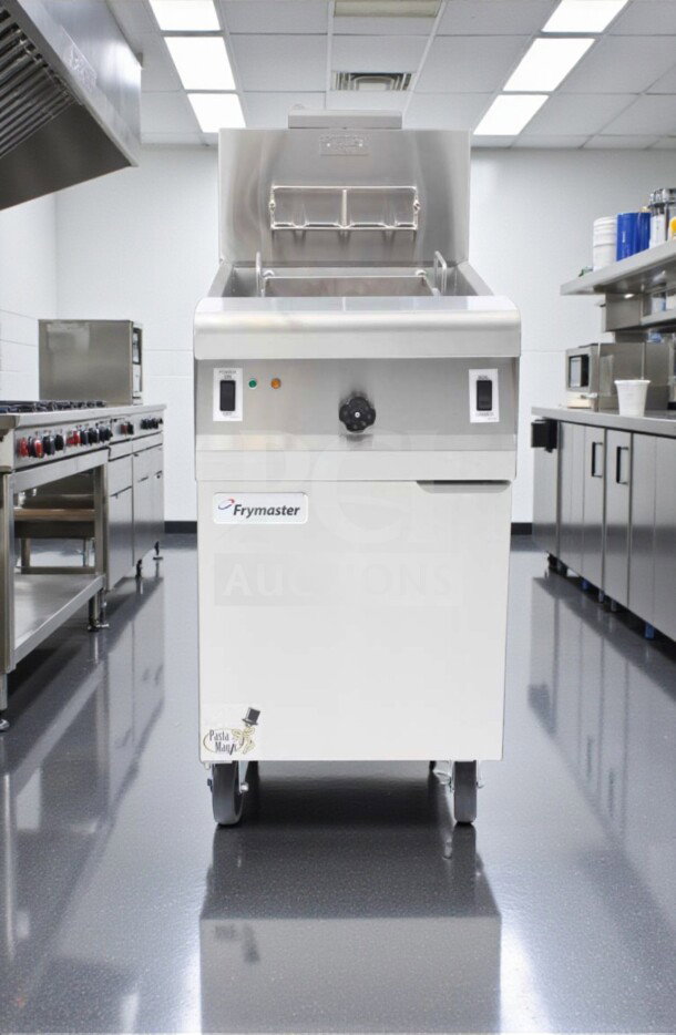 Frymaster GWCSC gas pasta cooker, 15-gallon capacity, natural gas, NSF/CSA listed, outstanding condition, fully tested.