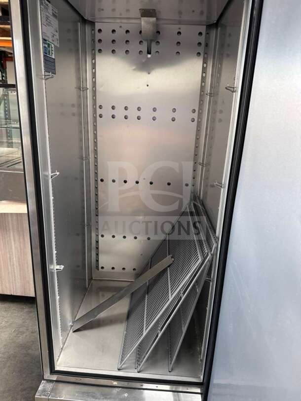 True T-23F-HC 23 Cu. Ft. stainless steel reach-in freezer, flawless condition, commercial grade, fully operational.