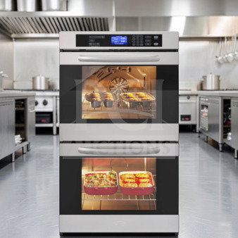 Brand new KoolMore 30" electric double wall oven, model KM-WO30D-SS, stainless steel, digital controls, fully operational.