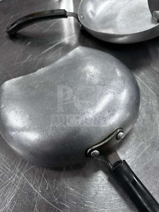 Set of four Oster Nonstick Wok pans in well-maintained condition, commercial-grade, inspected, and ready for use.