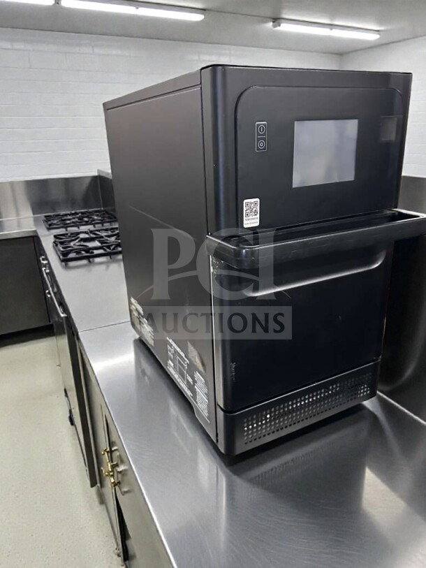Merrychef Commercial High-Speed Oven, touchscreen control, top-tier condition, fully tested, model MER-L-OVN-0368.