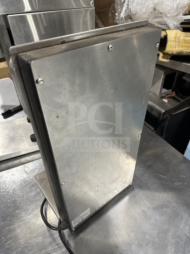 Prepline Commercial Stainless Steel Double Spindle Drink Mixer, Model DMB21, electric powered, serial number CK20210527018.