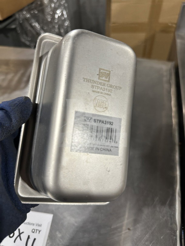 Thunder Group stainless steel 1/9 size steam table pan, model STPA3192, with NSF certification, made in China.