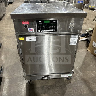 Winston Industries commercial stainless steel undercounter oven, CAT509GJ, CVap Silver Edition, on casters, 208V 3 Phase.