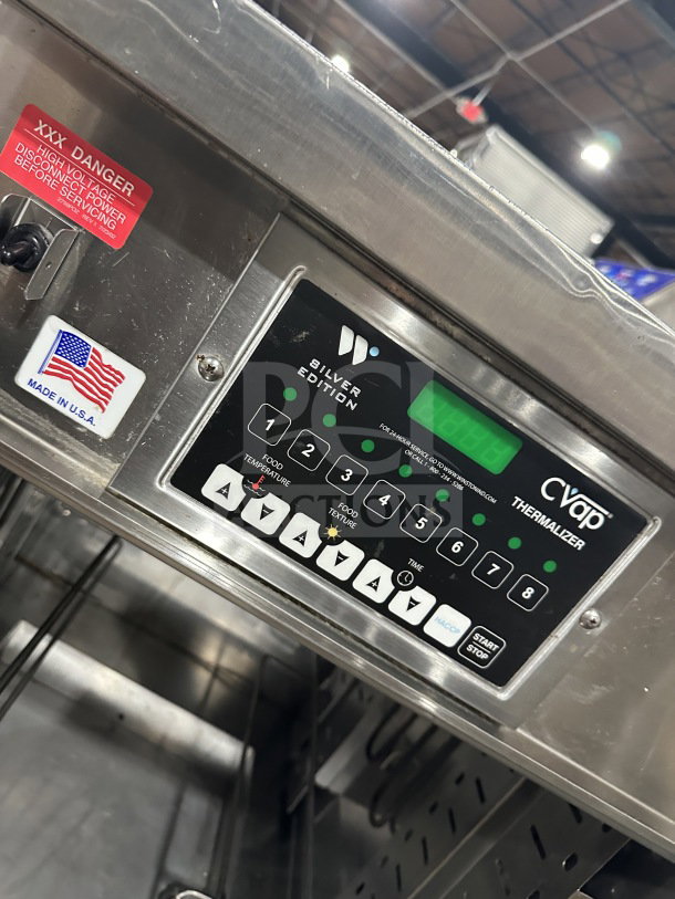 Winston CAT509GJ Cvap Silver Edition stainless steel half-size undercounter cook-n-hold oven. Digital controls, 208V, 3 phase.