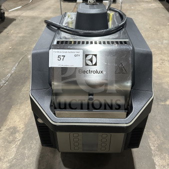 Electrolux commercial stainless steel infrared flat press, model HSPP2RPRS, with digital controls, on legs, 208V.