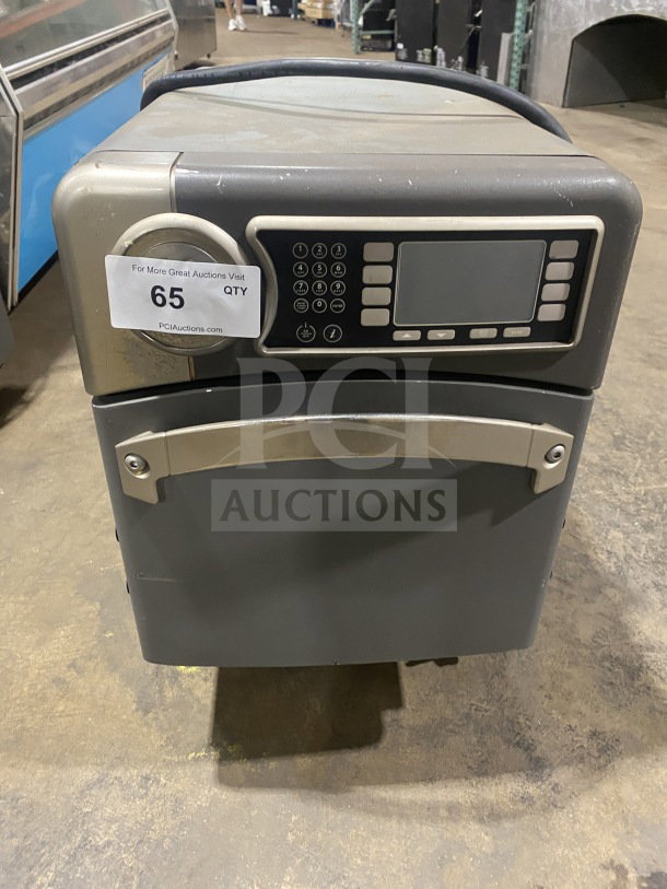 TurboChef NGO commercial countertop rapid cook oven, digital controls, 208/240V 1Phase, slight wear visible.