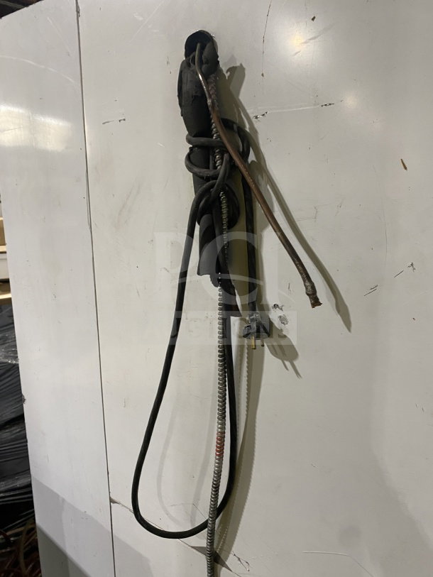 CoolTech CUST96PGR white electric commercial refrigerator/freezer with four glass doors, poly coated wired rack. Model: CUST96PGR SN: 21517, 120V.