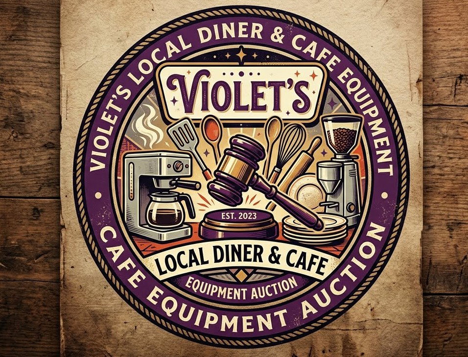 Violet's Local Diner & Cafe Equipment Auction