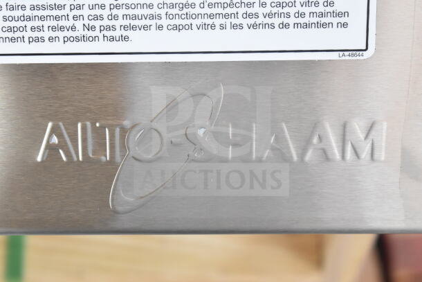 Alto Shaam ED3-72 stainless steel heated display case, brand new, scratch and dent condition. 72", 208V, 1 phase.