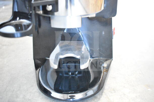 BRAND NEW SCRATCH AND DENT Estella 236ECEG26 espresso grinder, 120 volts, 1 phase, slight blemishes visible.