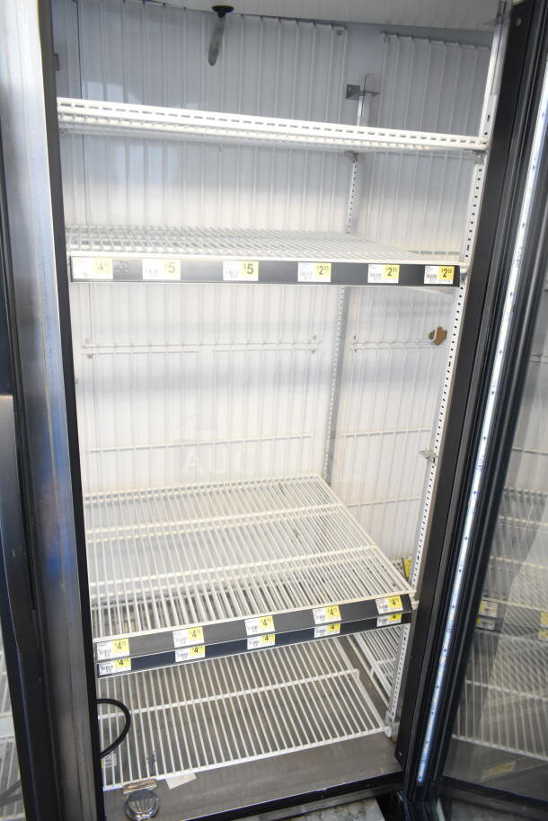 2016 True GDM-72F-HC Commercial 3 Door Reach-In Freezer Merchandiser, tested and working, 115/208-230V, 1 Phase.