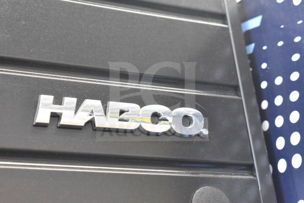2019 Habco SE18 commercial reach-in cooler with single door. 115 volts, 1 phase. Habco logo visible.