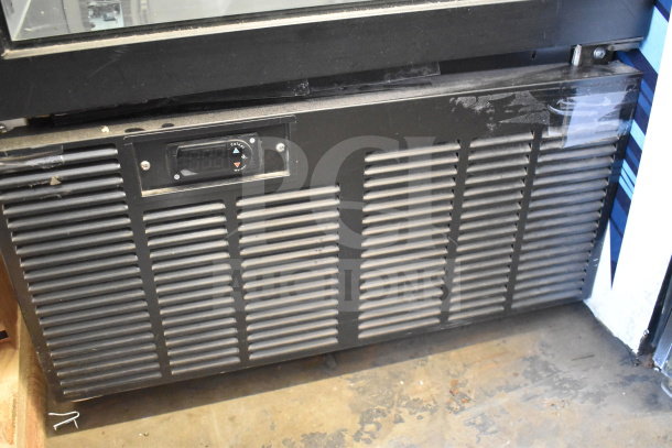 2019 Habco SE18 commercial reach-in cooler, single door, 115V, 1-phase, visible temperature control panel, good condition.