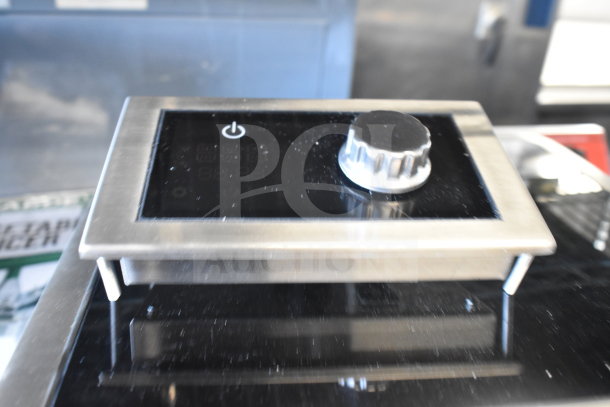 Brand new Vollrath FC-IDI-S3500 drop-in induction range with control panel; minor scratches visible.