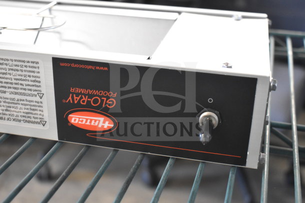 BRAND NEW Hatco GRA-48 48" Glo-Ray infrared warmer, single unit, infinite controls, labeled, 120V, 1 phase.