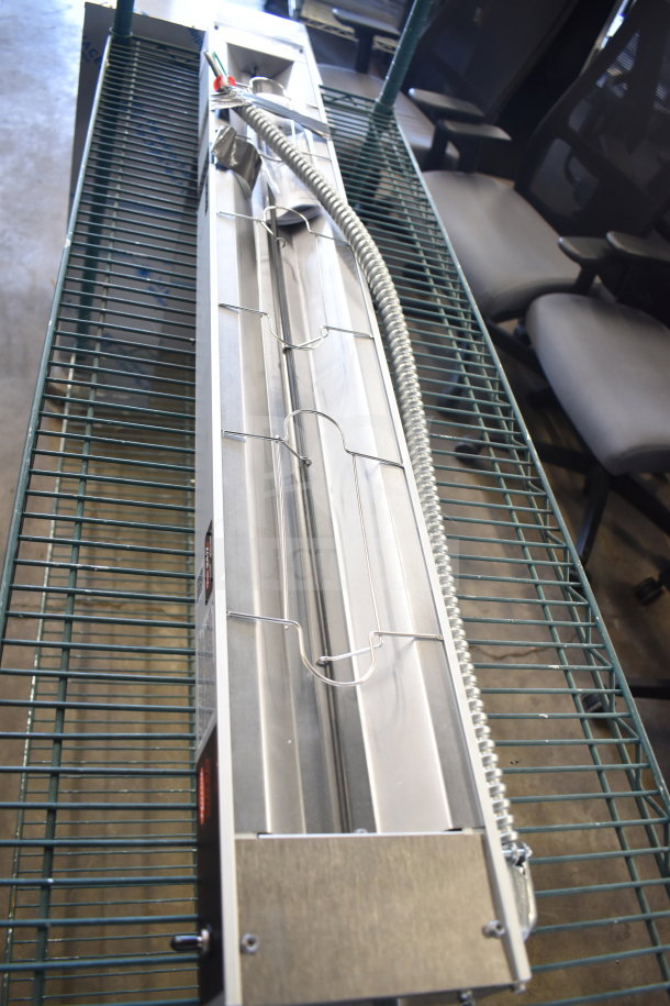BRAND NEW Hatco GRA-48 48" Infrared Warmer with Infinite Controls, visible wiring, 120 Volts, mint condition.
