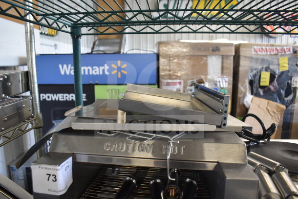 Brand new 2025 Avantco 184T140 commercial conveyor toaster, 10" wide, 300 slices/hour, scratch and dent condition.