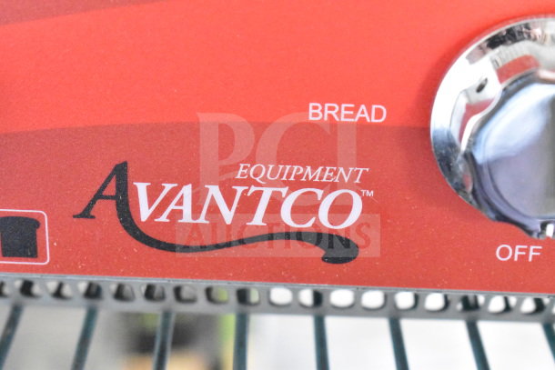 Brand new Avantco 184T140 conveyor toaster, 10" wide, 3" opening, 300 slices/hour, 120V, 1 phase, scratch and dent condition.