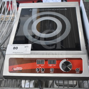 BRAND NEW SCRATCH AND DENT! Avantco 177IC1800 Countertop Induction Range / Cooker - 120 Volts, 1 Phase.