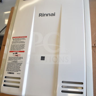 BRAND NEW SCRATCH AND DENT! Rinnai V53De Gas Wall-Mounted Outdoor Tankless Water Heater - 120V, 120,000 BTU, 5.3 GPM