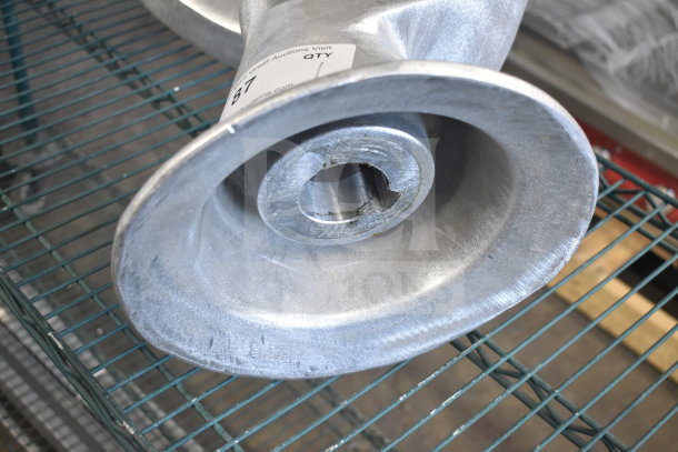 Brand new commercial dough hook attachment, scratch and dent condition, durable metal, visible label states QTY 1.
