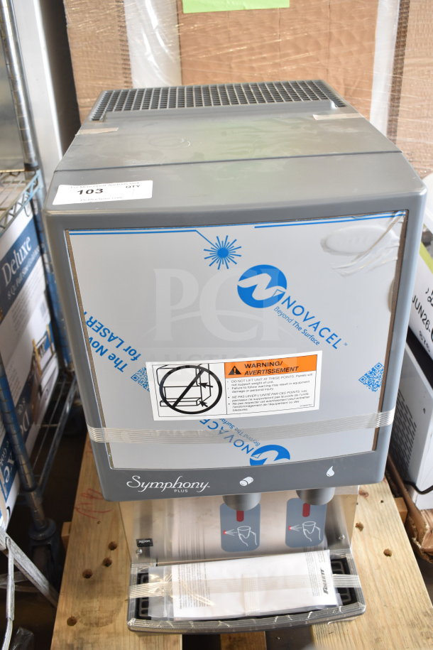 BRAND NEW 2025 Follett 12CI414A-S Symphony Plus Ice Maker, Air Cooled, 12 lb. Storage, 425 lb. Output, SensorSAFE, 115V.